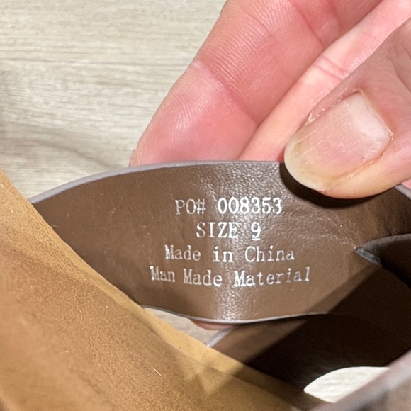 Journee Collection Vegan Leather Brown Strappy Platform Sandals NWOT Size 9 - Picture 9 of 9